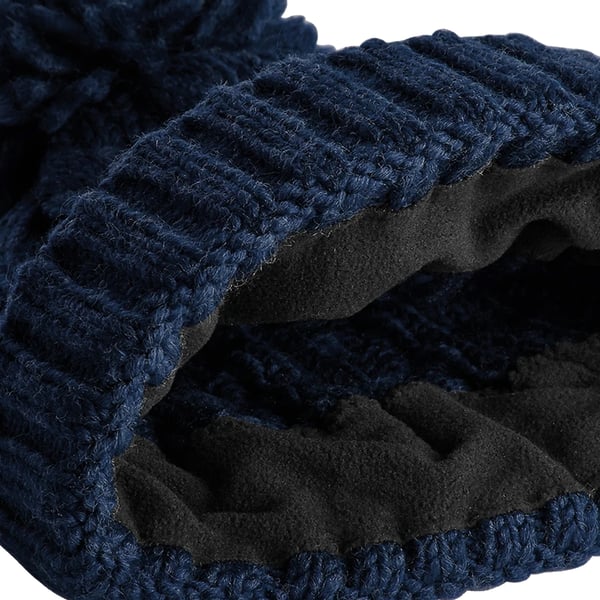 Beechfield Cable Knit Melange -pipo
