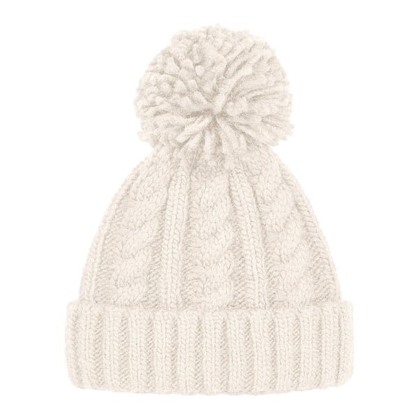 Beechfield Cable Knit Melange -pipo