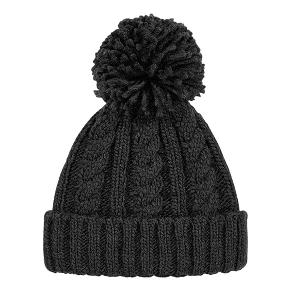 Beechfield Cable Knit Melange -pipo