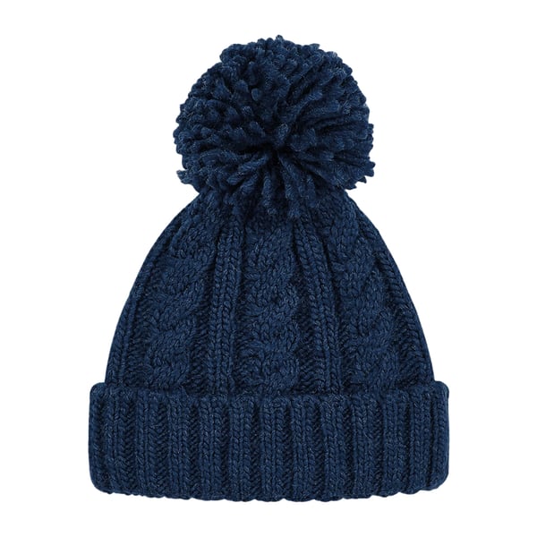 Beechfield Cable Knit Melange -pipo