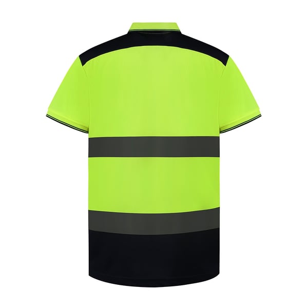 Yoko Adults Unisex Two Tone Short Sleeve Polo Shirt