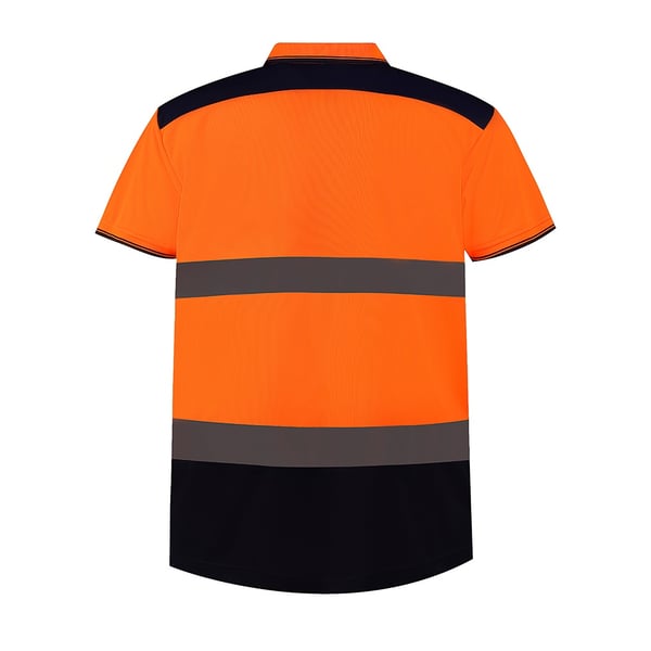 Yoko Adults Unisex Two Tone Short Sleeve Polo Shirt