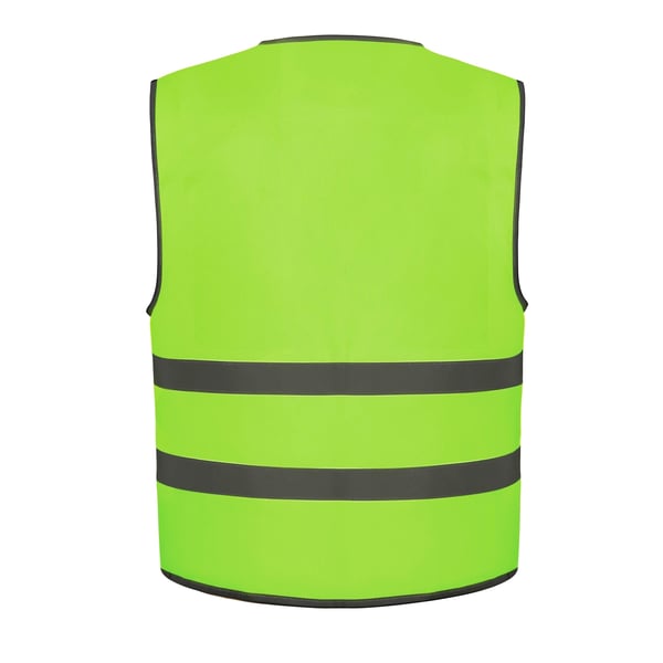 Yoko Childrens/Kids Hi-Vis Two Band Waistcoat