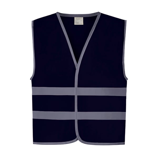 Yoko Childrens/Kids Hi-Vis Two Band Waistcoat
