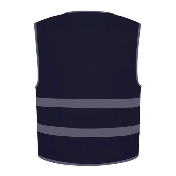 Yoko Childrens/Kids Hi-Vis Two Band Waistcoat