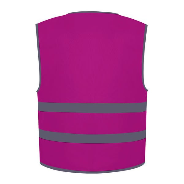 Yoko Childrens/Kids Hi-Vis Two Band Waistcoat