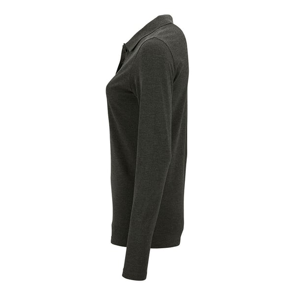 SOLS Womens/Ladies Perfect Long Sleeve Pique Polo Shirt