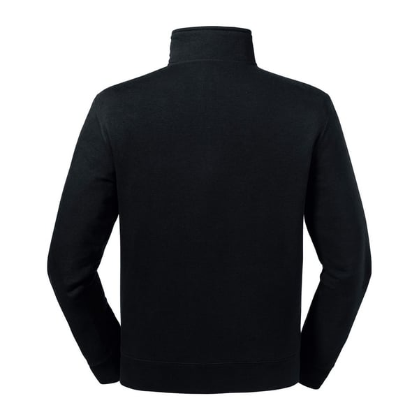 Russell Herre Authentic Zip Neck Sweatshirt med lynlås