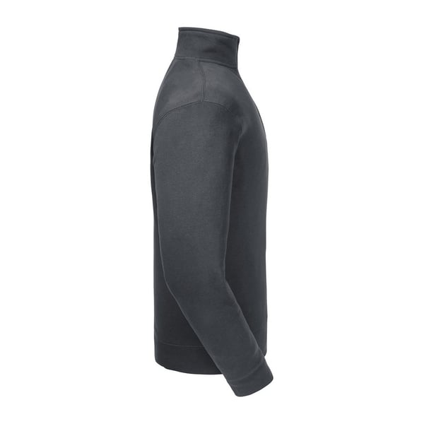 Russell Herre Authentic Zip Neck Sweatshirt med lynlås