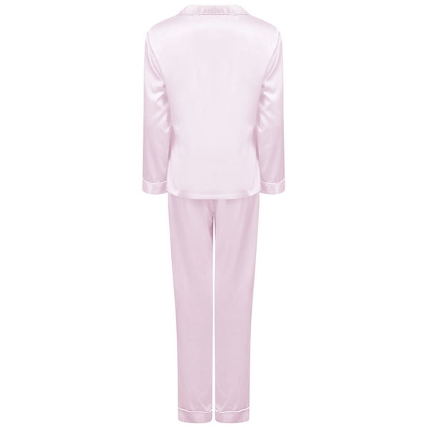 Towel City Womens/Ladies Satin Long PJ Set