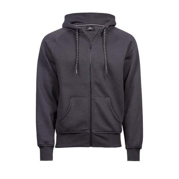 Tee Jays Mens Fashion Zip Hooded Sweatshirt