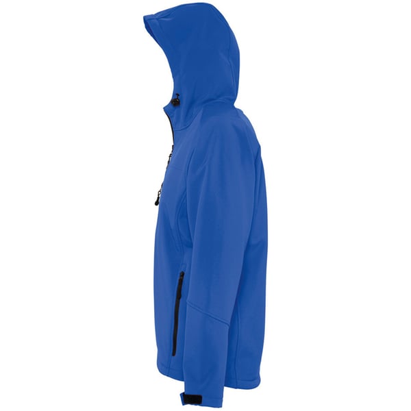SOLS Mens Replay Hooded Soft Shell Jacket (Breathable, Windproof And Water Resistant)