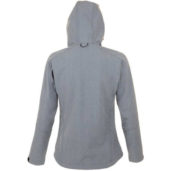 SOLS Womens/Ladies Replay Hooded Soft Shell Jacket (Breathable, Windproof And Water Resistant)