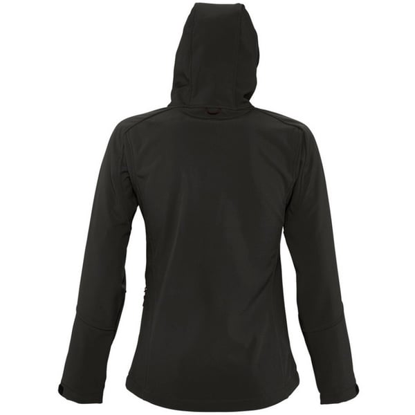 SOLS Womens/Ladies Replay Hooded Soft Shell Jacket (Breathable, Windproof And Water Resistant)