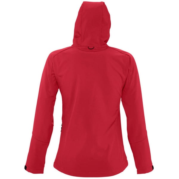 SOLS Womens/Ladies Replay Hooded Soft Shell Jacket (Breathable, Windproof And Water Resistant)