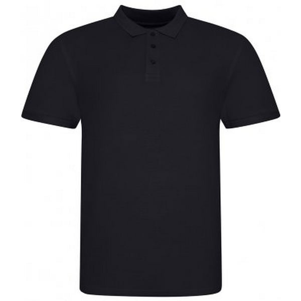 Awdis Mens Piqu Cotton Short-Sleeved Polo Shirt