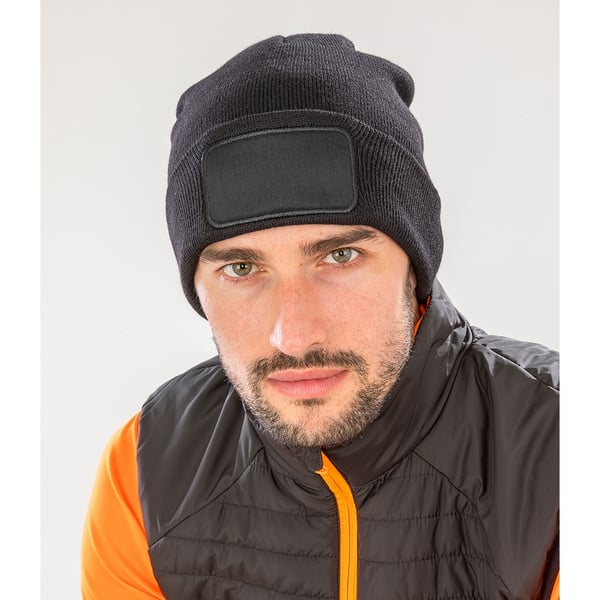 Result Genuine Recycled Unisex Adult Double Knit Beanie