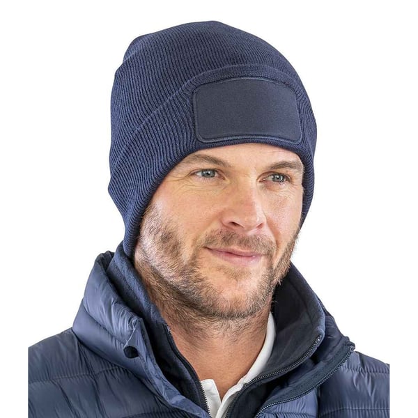 Result Genuine Recycled Unisex Adult Double Knit Beanie