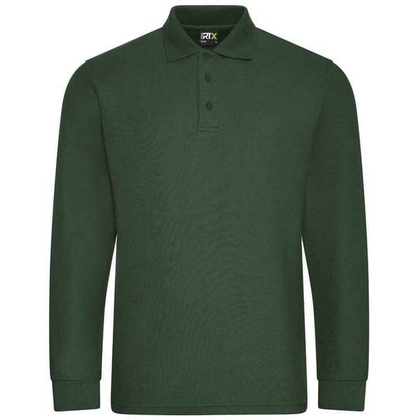 PRO RTX Pro Piqué langærmet poloshirt med lange ærmer til mænd