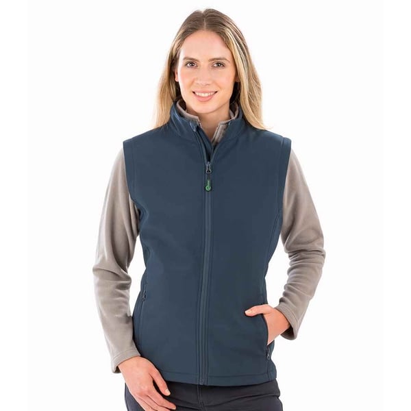 Result Genuine Recycled Softshell Softshell Body Warmer til kvinder/damer til trykning