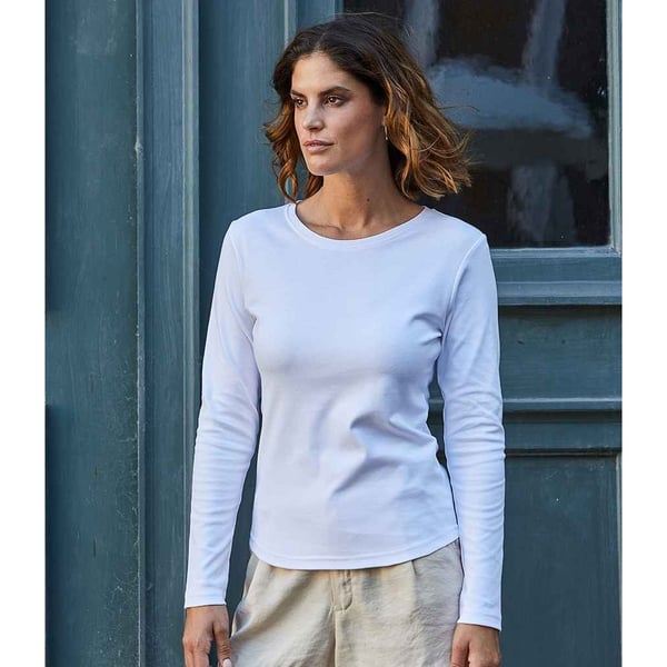 Tee Jays Womens/Ladies Interlock Long-Sleeved T-Shirt