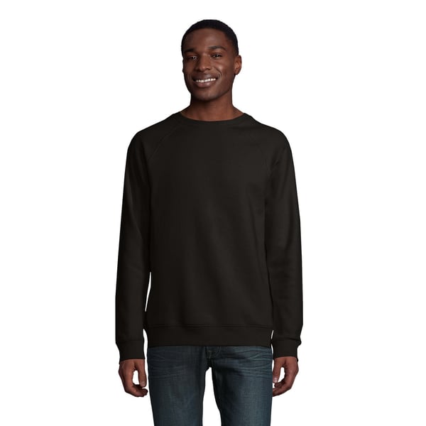 SOLS Unisex Adult Space Organic Raglan Sweatshirt