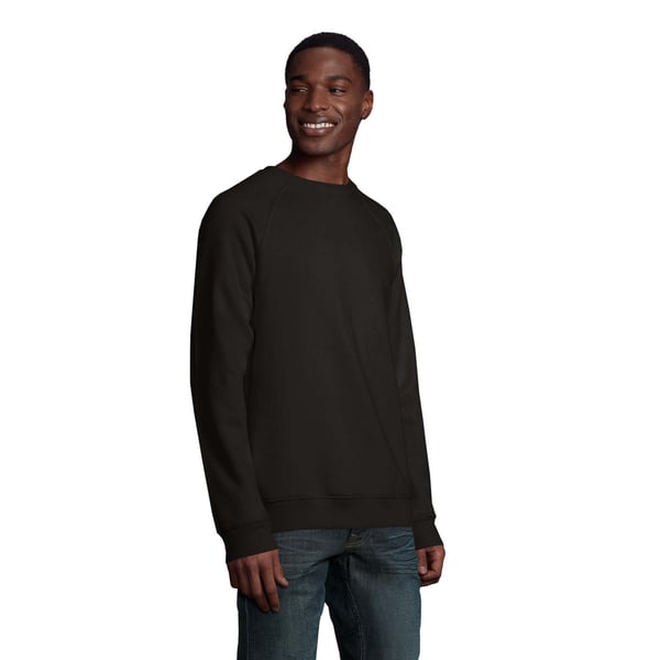 SOLS Unisex Adult Space Organic Raglan Sweatshirt