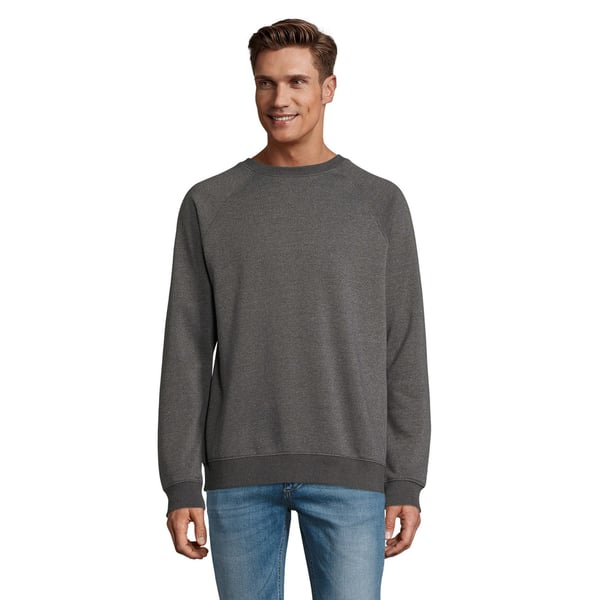 SOLS Unisex Adult Space Organic Raglan Sweatshirt