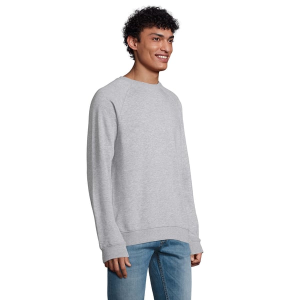 SOLS Unisex Adult Space Organic Raglan Sweatshirt