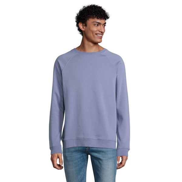 SOLS Unisex Adult Space Organic Raglan Sweatshirt