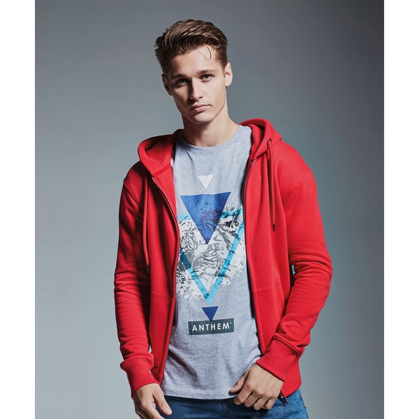 Anthem Mens Organic Full Zip Hoodie