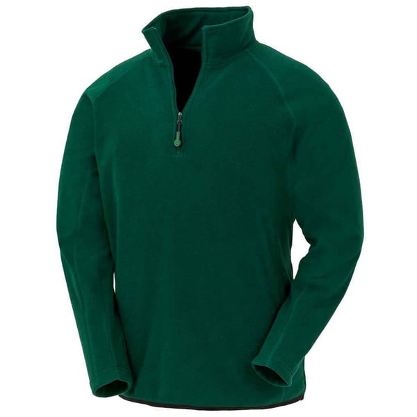 Result Genuine Recycled Herre Micro Zip Neck Fleece til mænd