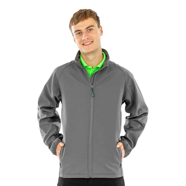 Result Genuine Recycled Soft Shell-jakke til mænd med print