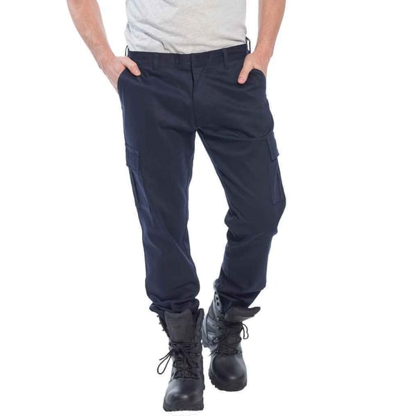 Portwest Mens Stretch Slim Cargo Trousers