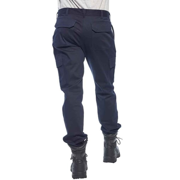 Portwest Mens Stretch Slim Cargo Trousers