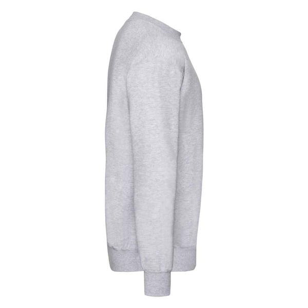 Fruit of the Loom Mens Classic Heather Drop Shoulder Sweatshirt