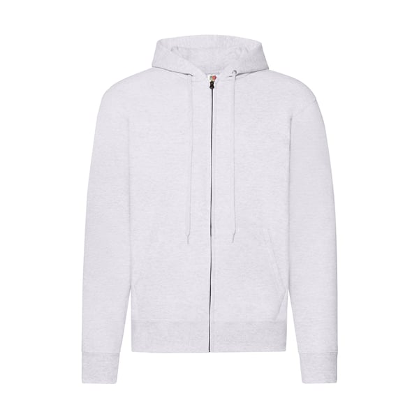 Fruit Of The Loom Mens Classic Heather Zipped Hoodie