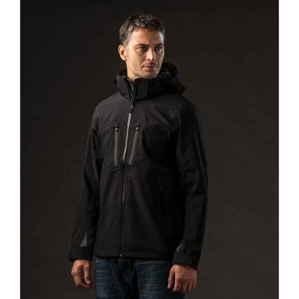 Stormtech Herr Patrol Hooded Soft Shell Jacka