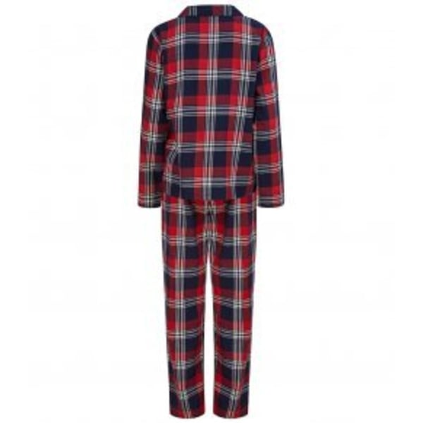SF Womens/Ladies Tartan Pyjama Set