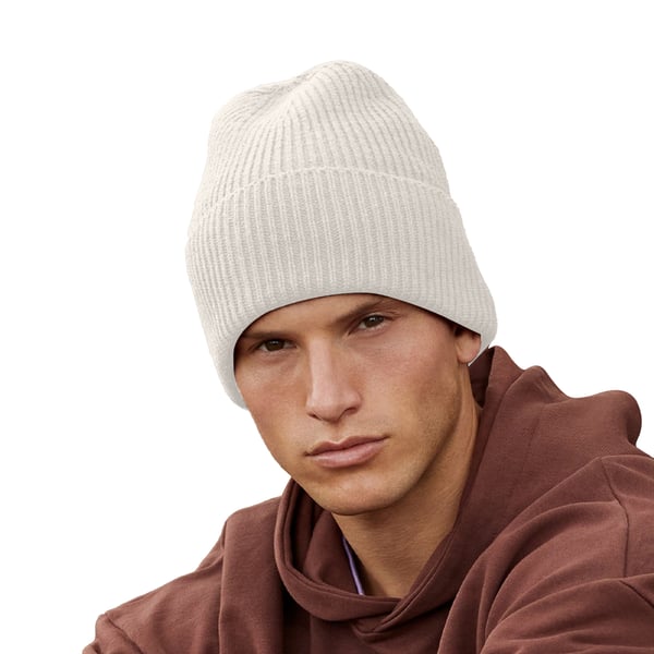 Beechfield Cuffed Återvunnen Oversized Mössa