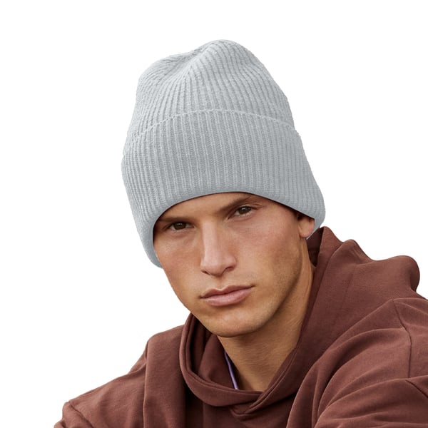 Beechfield Cuffed Återvunnen Oversized Mössa