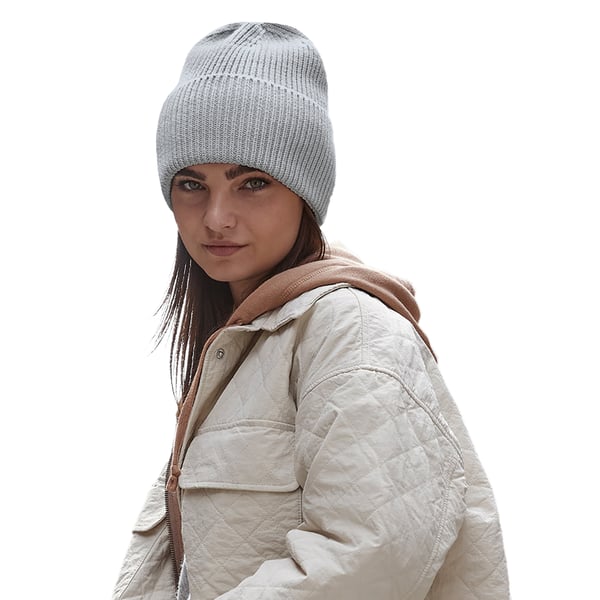 Beechfield Cuffed Återvunnen Oversized Mössa