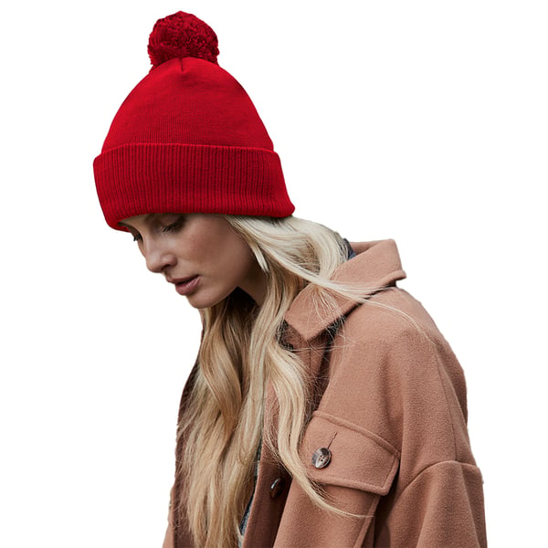 Beechfield Snowstar økologisk bomuldsbeanie