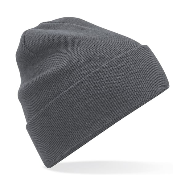 Beechfield Original økologisk bomulds-bøllehue med manchet