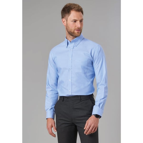 Brook Taverner Mens Whistler Long-Sleeved Formal Shirt