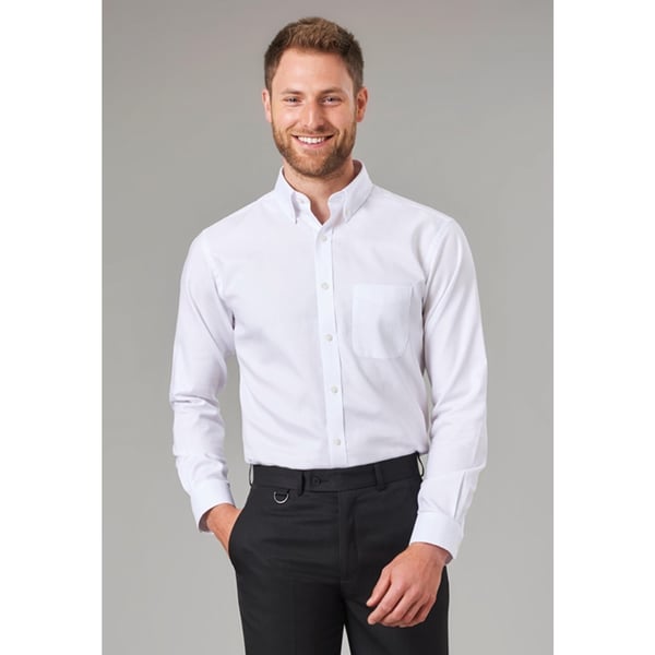Brook Taverner Mens Whistler Long-Sleeved Formal Shirt