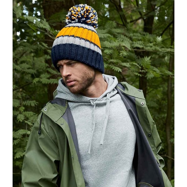 Beechfield Unisex aikuisten Hygge-raidallinen pipo