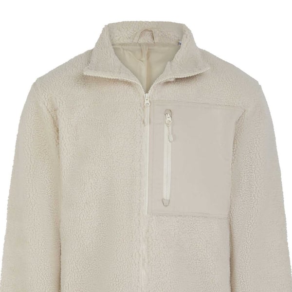 Front Row Unisex Adult Sherpa Recycled Fleece Jacket