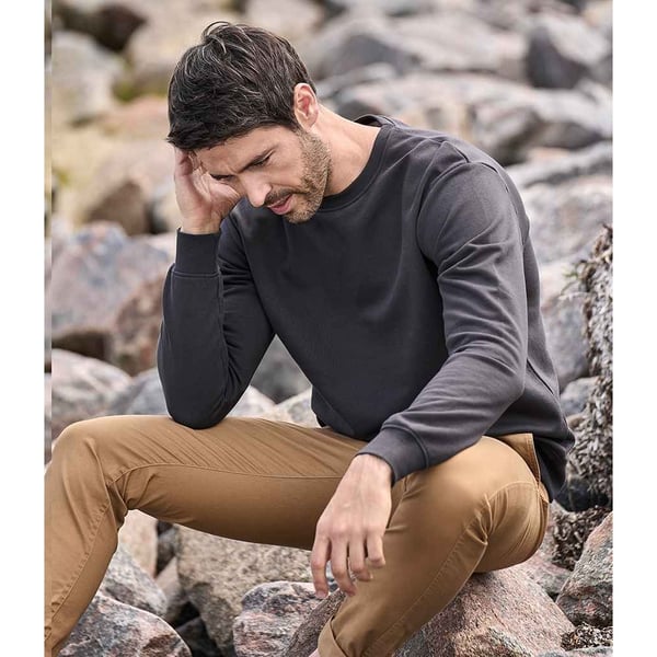 Tee Jays Power Organic Sweatshirt til mænd