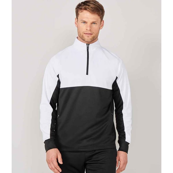 Finden & Hales Mens Quarter Zip Track Top